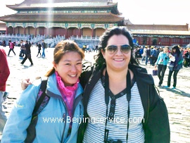 Travelers in Forbidden City