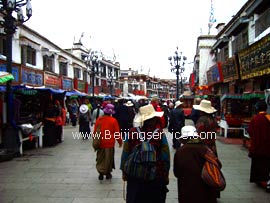 Barkhor Street Lhasa