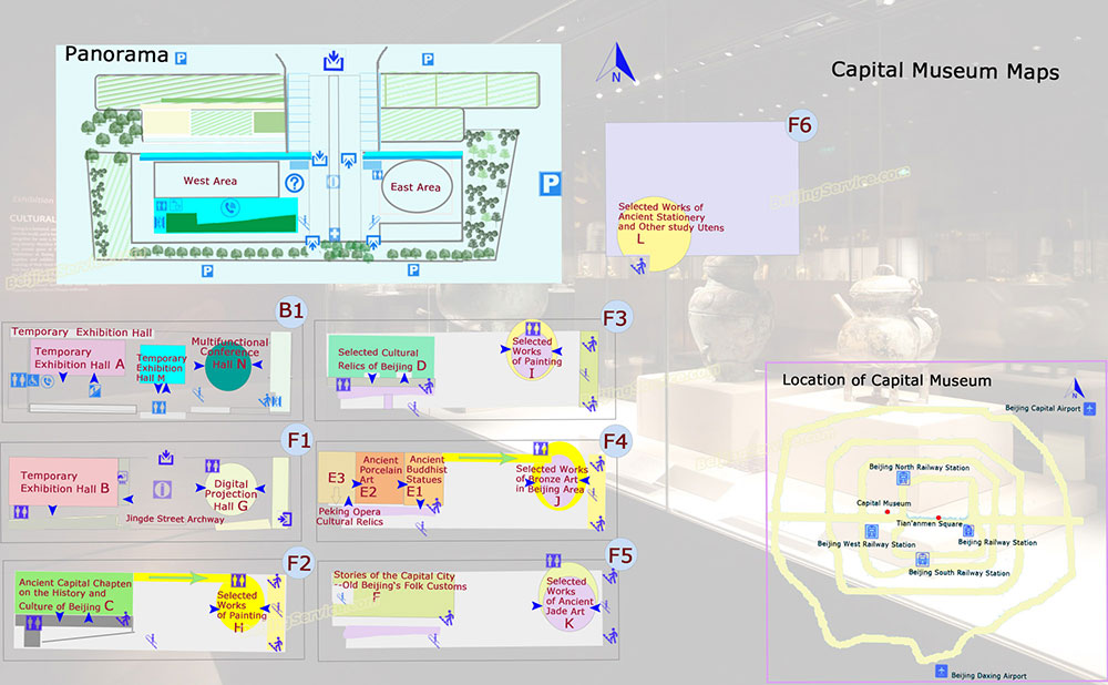 Capital Museum map